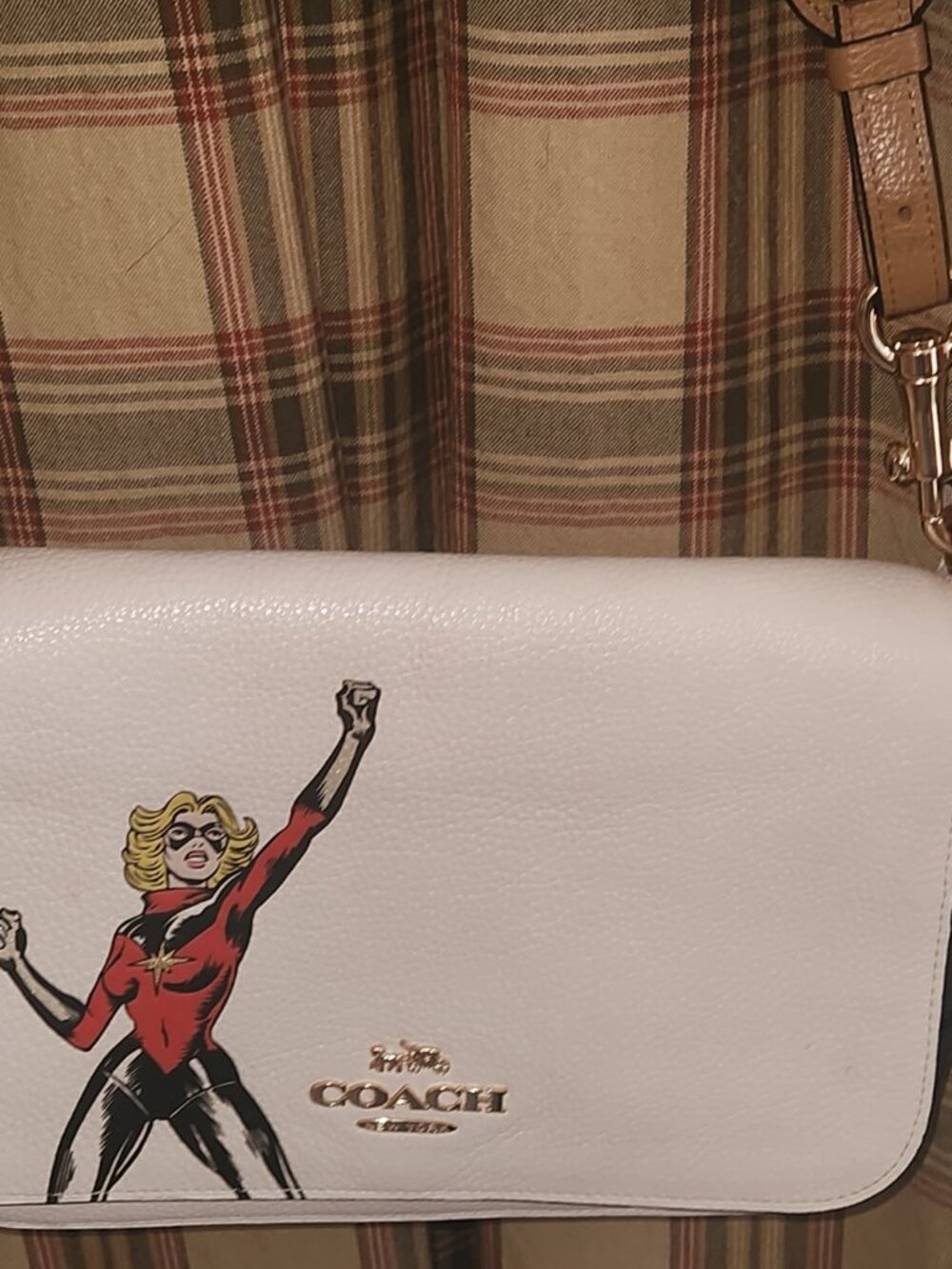 Coach x Marvel Limited Edition Jes Messenger Bag Carol Danvers Captain Marvel - Picture 8 of 14